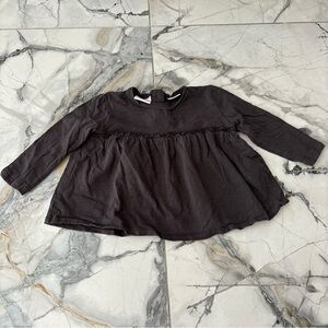 Zara 6-9m peplum top